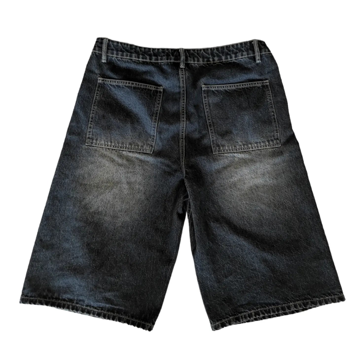 BAGGY DARK WASH JORTS